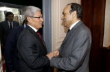 السيد الحبيب المالكي رئيس مجلس النواب، يستقبل السيد Carlos Rafael Polo Castaneda سفير جمهورية البيرو.